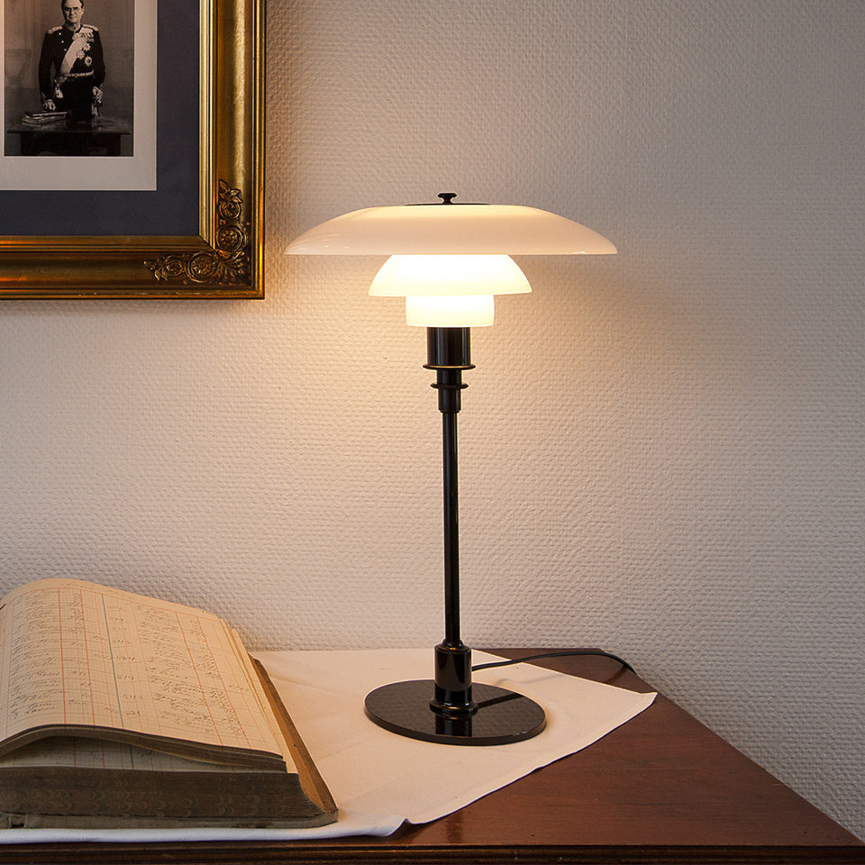 PH 3/2 Table Lamp - Modern Scandinavian Design LED Desk Light for Home Office, Bedroom & Living Room - Perfect for Reading, Working & Ambient Lighting