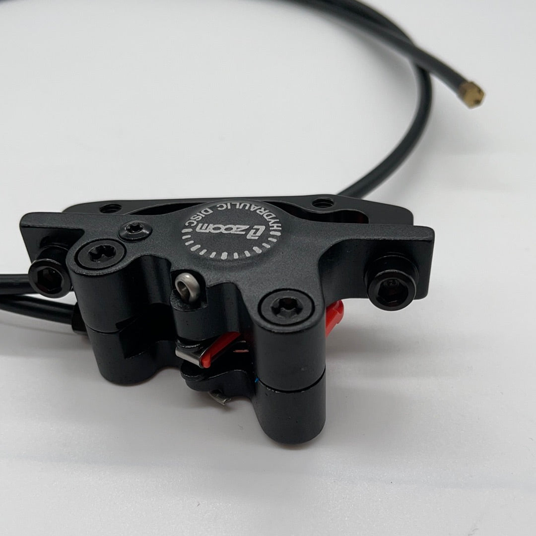 OXO Zoom Hydraulic Front Brake Caliper with Brake Line - High Performance Bicycle Disc Brake for Mountain Bikes & Road Bikes | Perfect for Cycling, Commuting and Off-Road Adventures