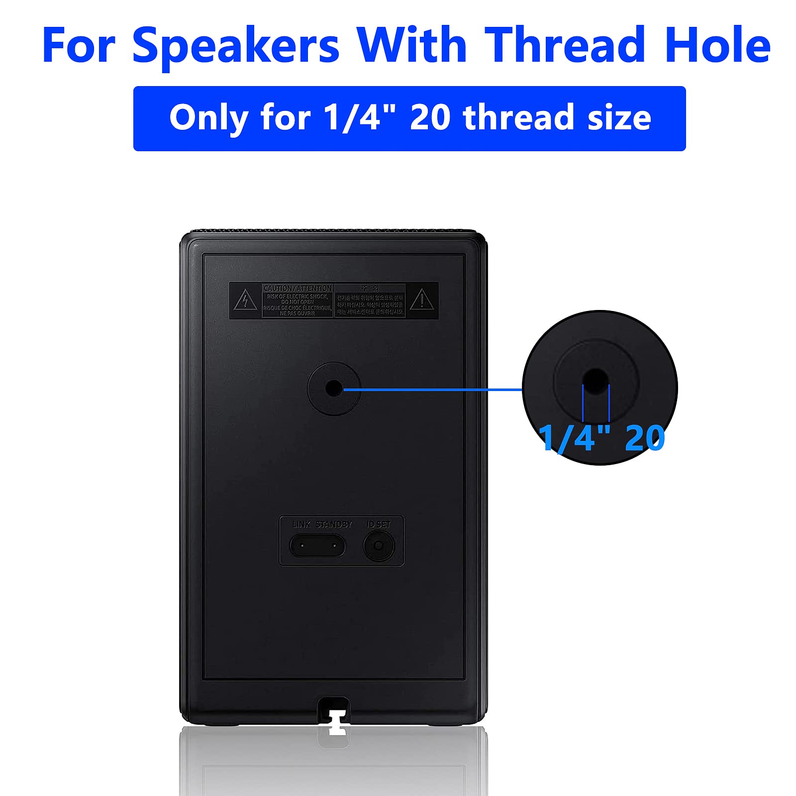Samsung SWA-9500S/ZA Speaker Wall Mount Bracket - Adjustable Tilt & Swivel Ceiling Mount for Rear Speakers - Perfect for Home Theater & Surround Sound Systems