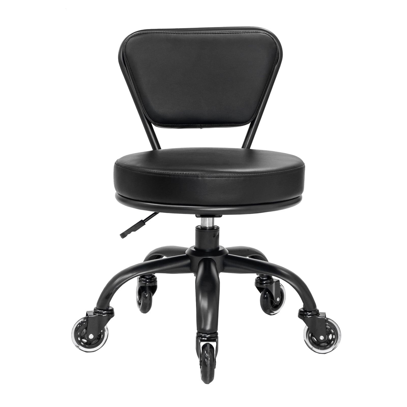 Premium Dayton Salon Pedicure Technician Stool - Adjustable Hydraulic Swivel Stool for Spa & Nail Technicians - Ergonomic Beauty Salon Chair for Manicures, Pedicures & Massage Therapy