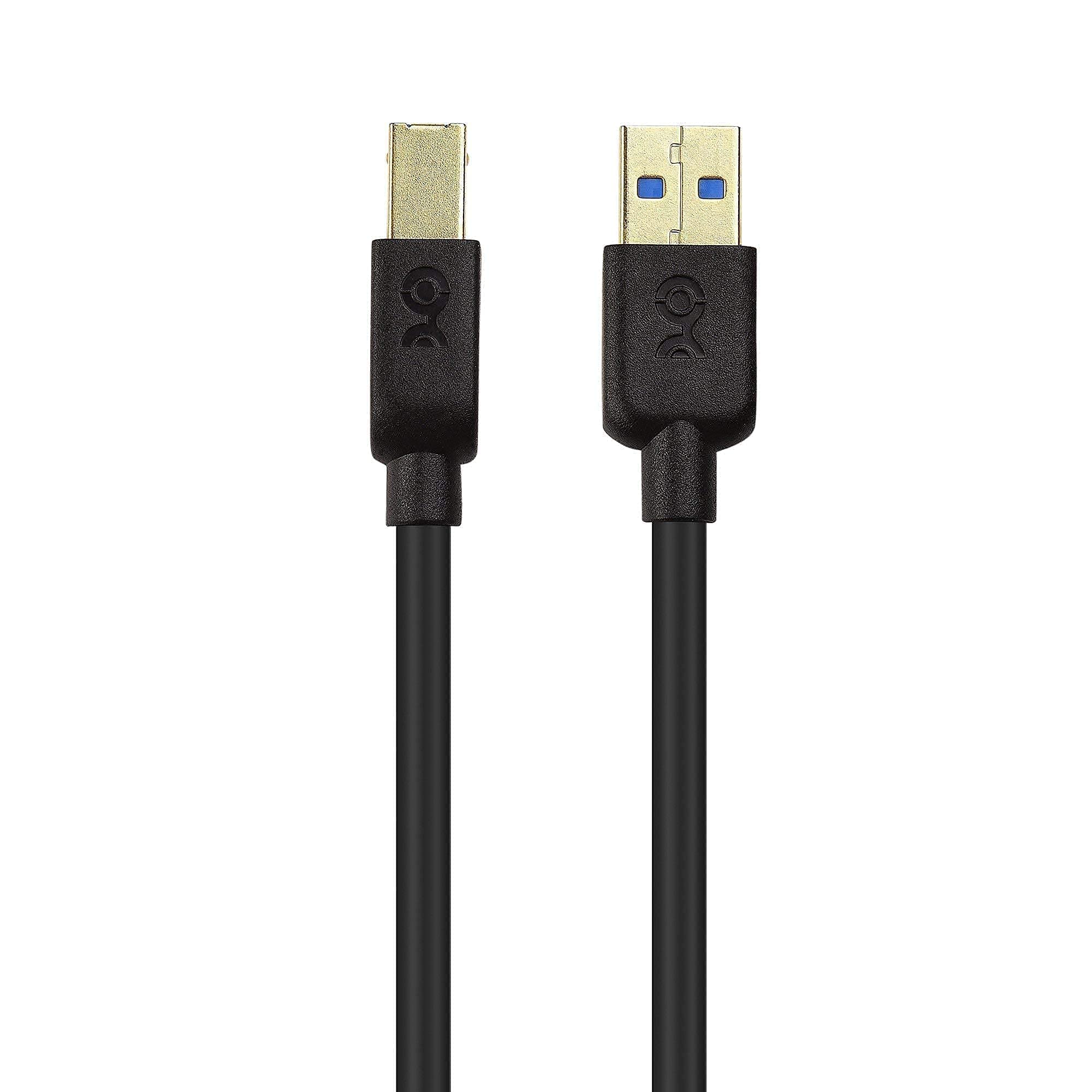 Cable Matters 15ft USB 3.0 A to B Cable & 10ft USB Extension Cord - High Speed Data Transfer for Printers, Scanners, External Hard Drives | Office & Home Use