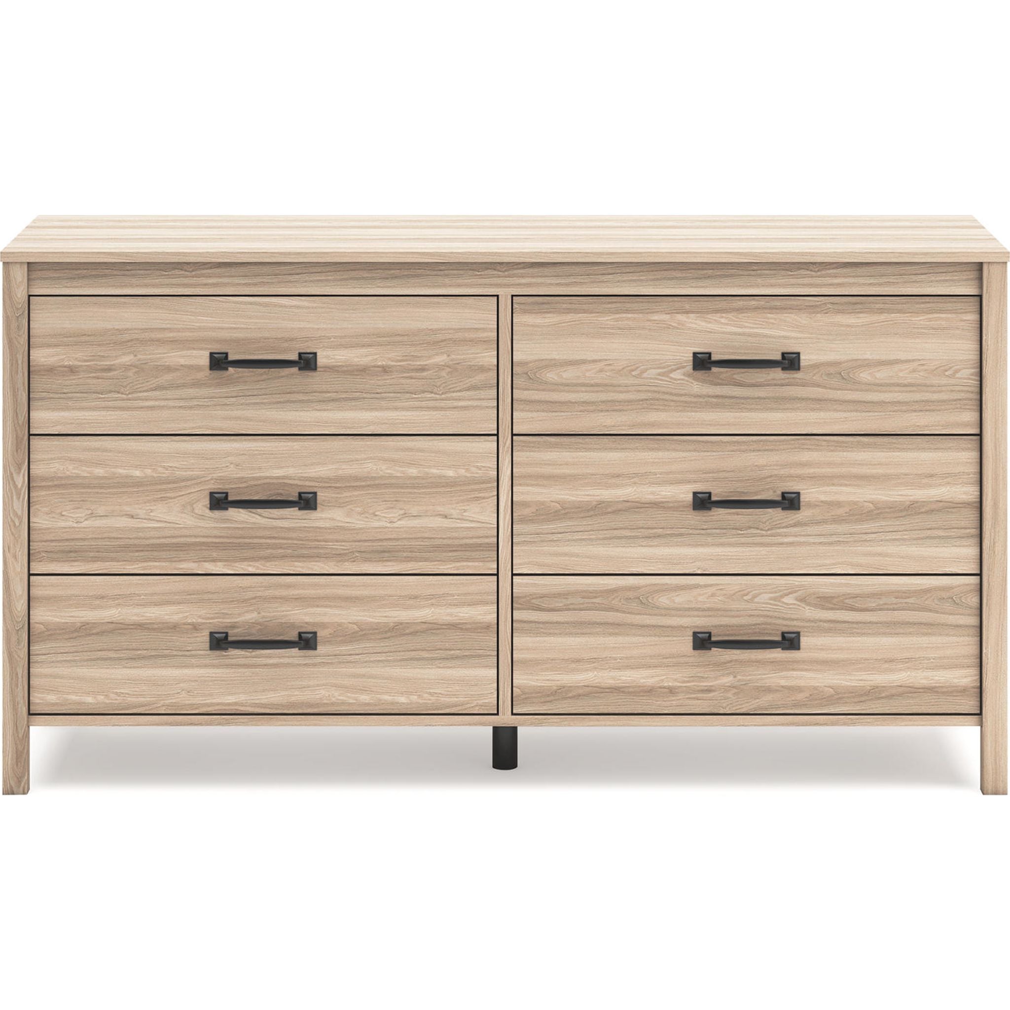 Battelle Dresser in Tan - Stylish and Functional Chest of Drawers for Bedroom, Living Room, or Office Storage
