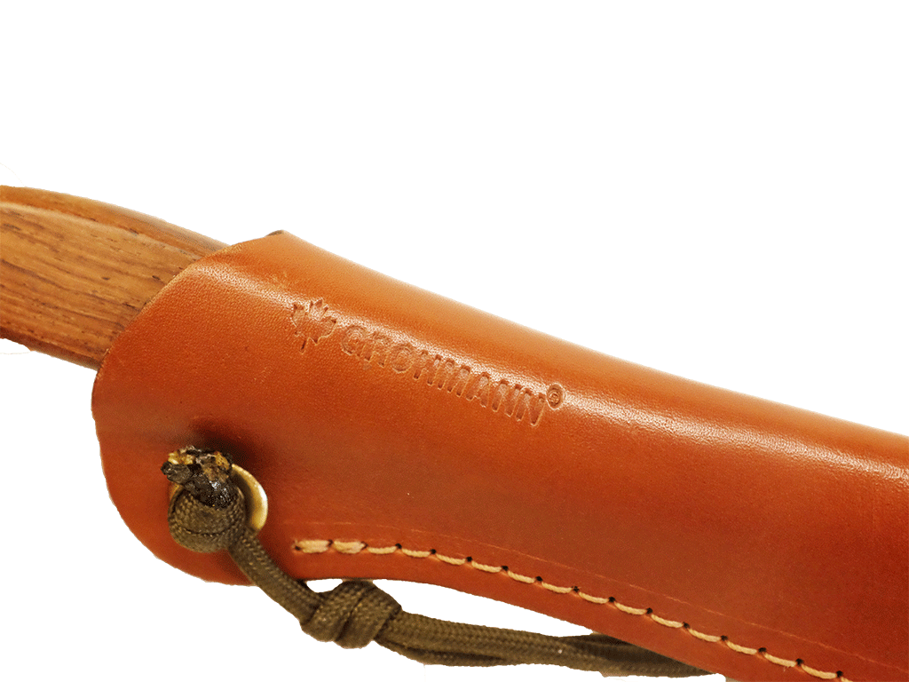 Premium Grohman #1 Stainless Steel Canadian Belt Knife - 4.25