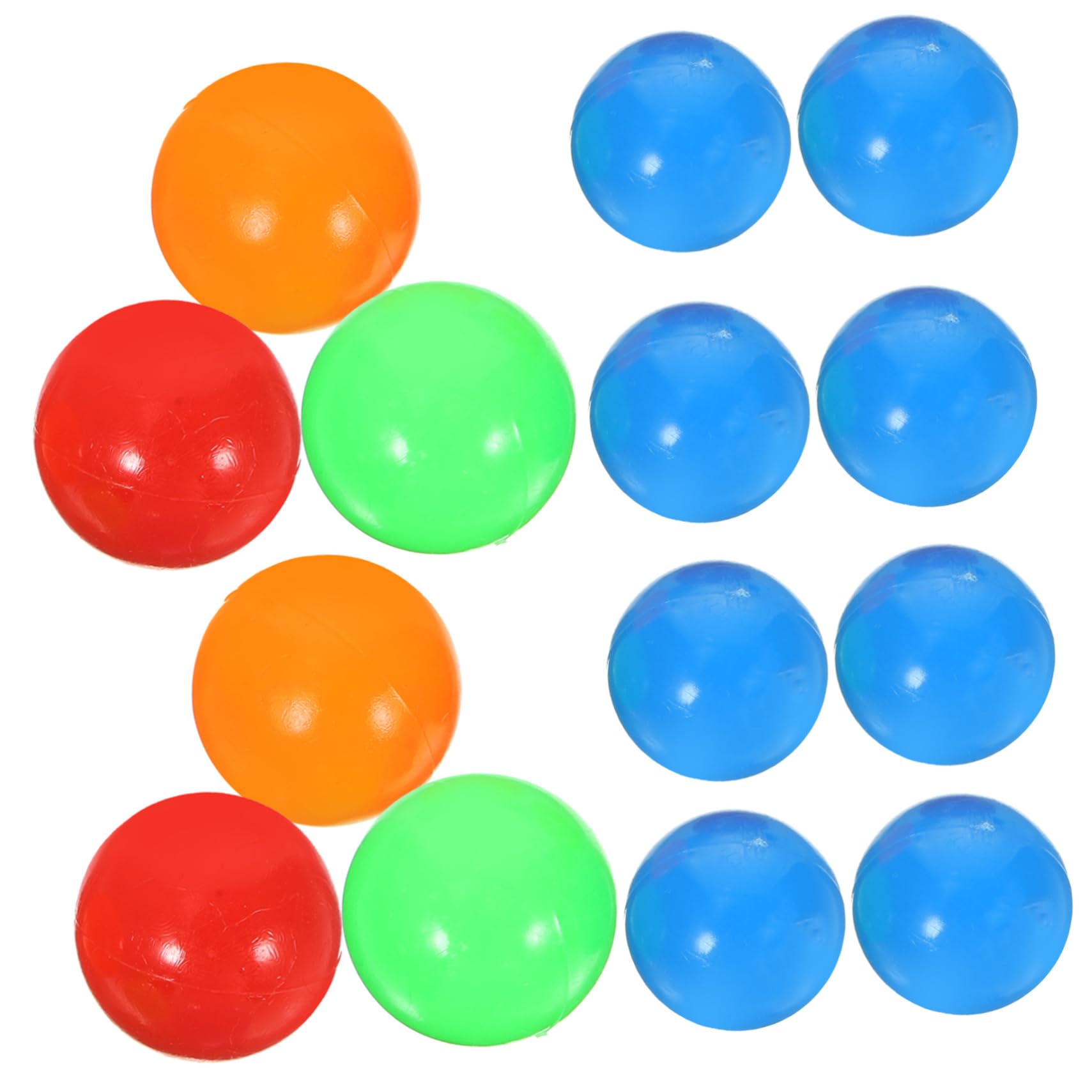 Toyvian 120pcs Colorful Bean Bag Balls - Replacement Marbles for Kids Games, Mini Ball Pit Balls, Bouncy Play Balls for Children's Toys - Perfect for Indoor Play, Sensory Bins, and Parent-Child Bonding Activities