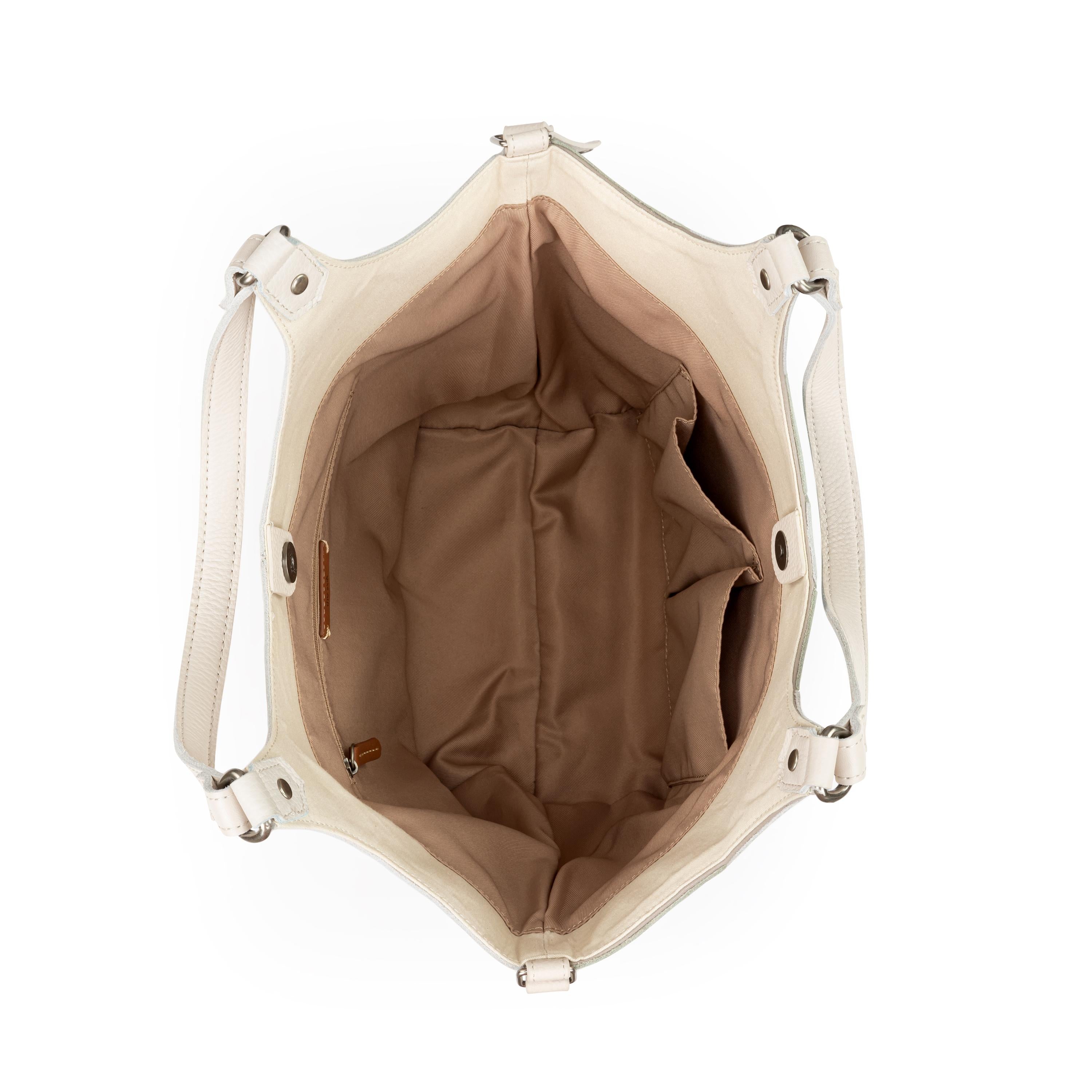 Premium Roma Shopper Leather Bag - Stylish Loden Multi Patch Design for Women | Perfect for Work, Travel & Everyday Use