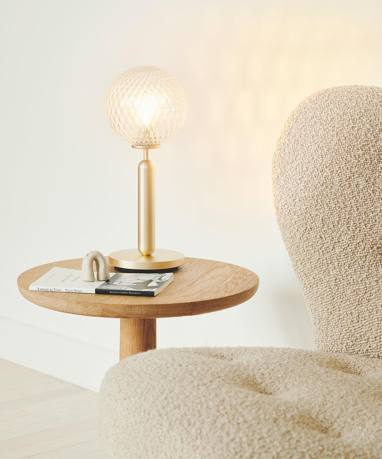 Miira Modern LED Table Lamp with USB Port - Stylish Nightstand Lighting for Bedroom, Living Room, Office Desk & Home Decor