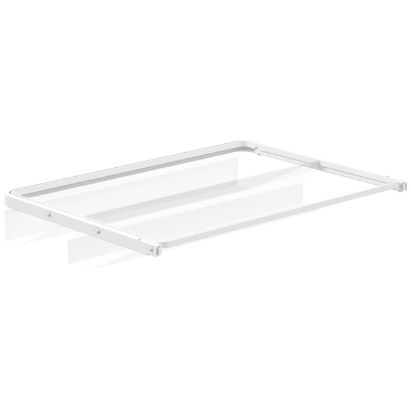 Expandable Mesh Shoe Rack with Decorative Fascia - Perfect for Closet Organization & Entryway Storage
