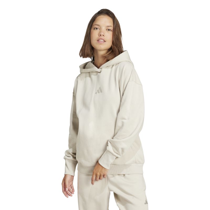 Adidas Women's ALL SZN Fleece Loose Hoodie - Cozy Oversized Pullover for Casual Wear, Gym & Outdoor Activities