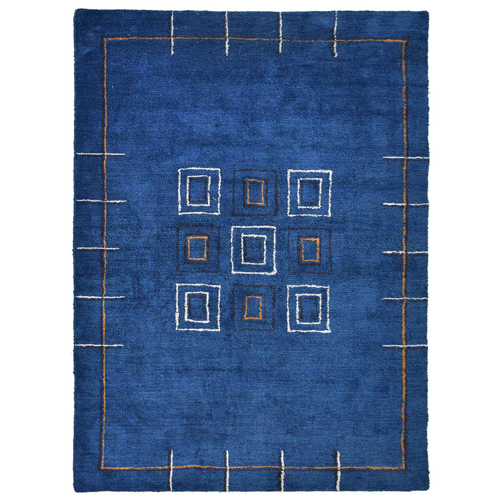 SereneFusion Hand Knotted Wool Area Rug - Soft & Durable Persian Style Carpet for Living Room, Bedroom, Dining Area | Perfect for Home Decor & Cozy Spaces