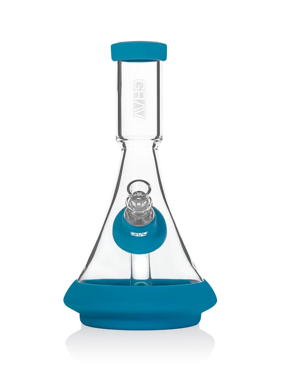 GRAV® Silicone Deco Beaker - Durable & Leak-Proof Bong for Smoking - Perfect for Home, Parties & Outdoor Use