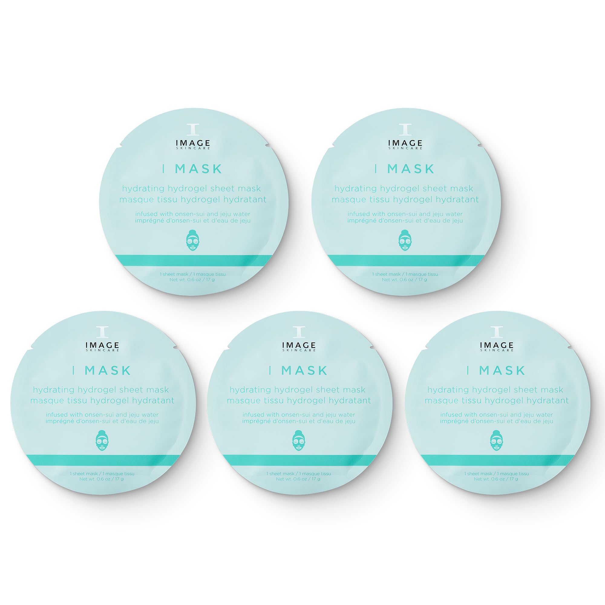 IMAGE Skincare Hydrating Hydrogel Sheet Mask with Hyaluronic Acid - Refreshing, Soothing Facial Treatment for Dry Skin | At-Home Spa & Self-Care Routine