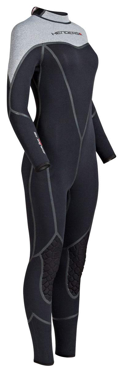 Henderson 7mm Aqualock Quickdry Women’s Back Zip Wetsuit Jumpsuit - Perfect for Surfing, Scuba Diving & Water Sports