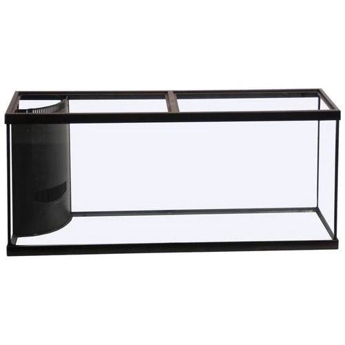 Seapora Marineland 75 Gallon Drilled Reef Ready Corner Flow Aquarium Tank - 48x18x21 Inches for Saltwater Coral Fish Tank Setup | Perfect for Home Office or Marine Life Enthusiasts