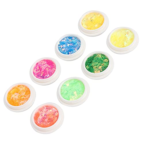 Holographic Nail Art Flakes & Sequins - Cosmetic Nail Glitter with Airtight Seal for Professional Nail Salons & Home Manicures - Perfect for DIY Nail Designs, Parties & Special Occasions