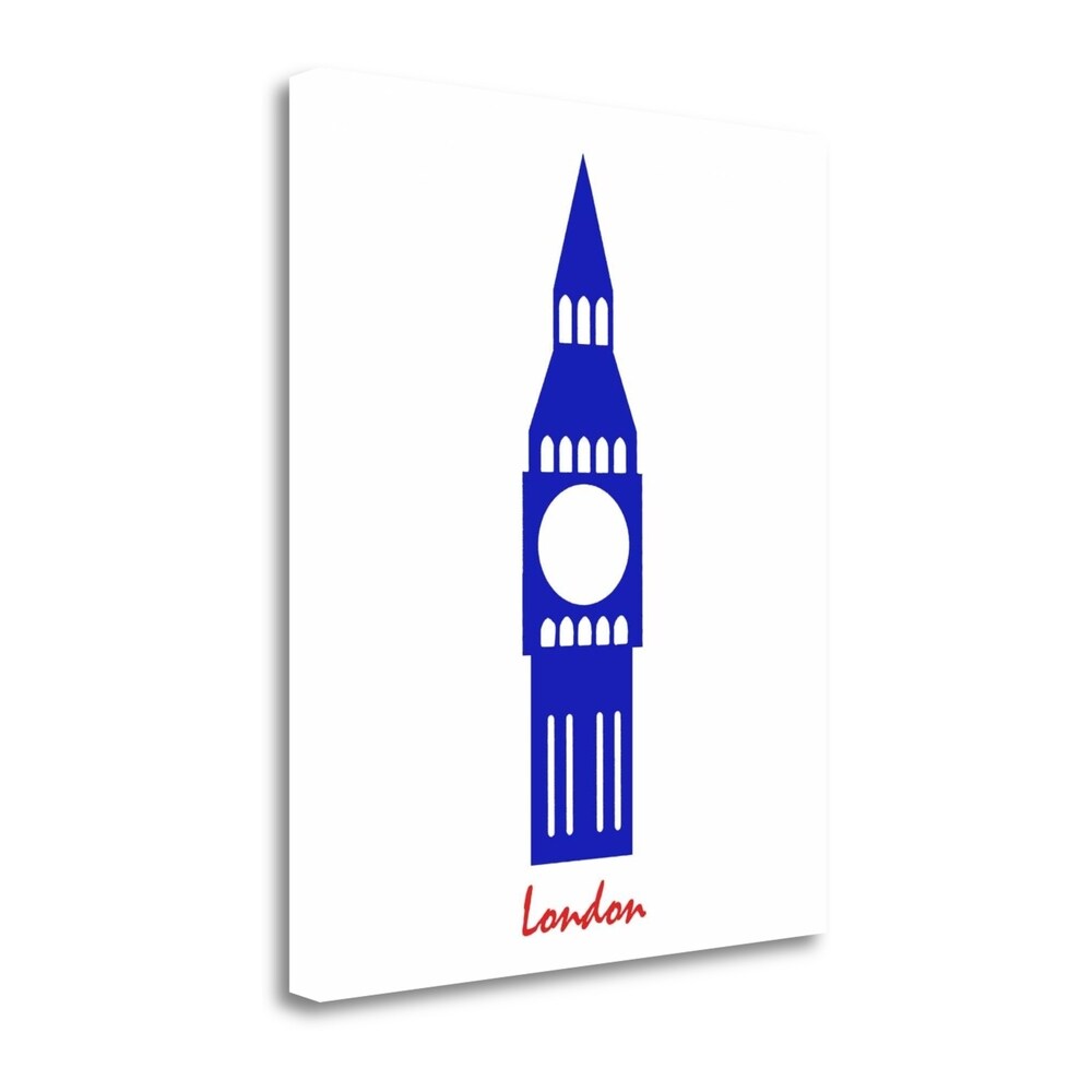 Big Ben Fine Art Giclee Print by Anna Quach - Gallery Wrapped Canvas Wall Art - Ready to Hang - Perfect for Living Room, Office & Home Decor