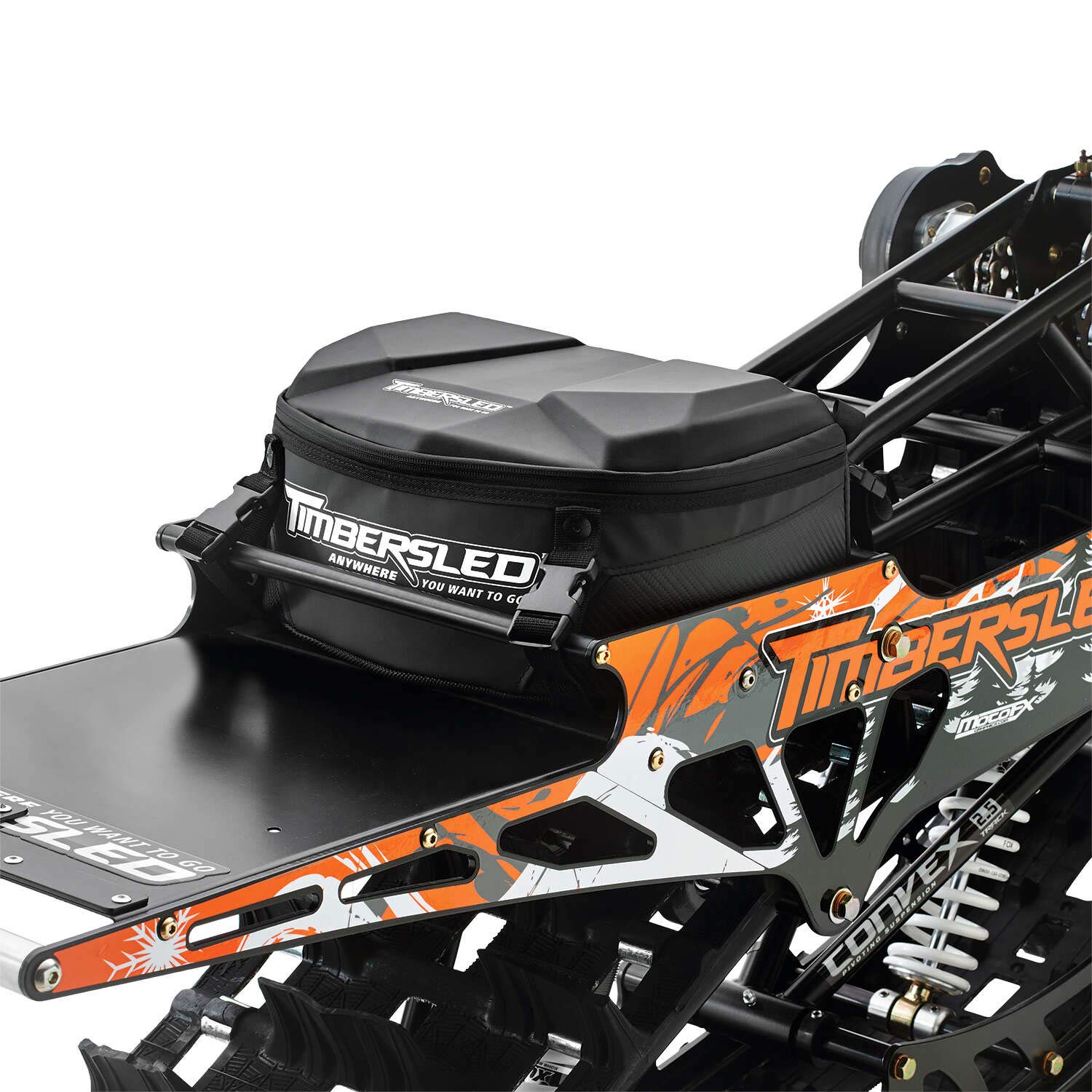 Polaris Timbersled Essentials Tunnel Bag - Waterproof Snowmobile Storage for Gear & Tools - Perfect for Winter Riding & Off-Road Adventures