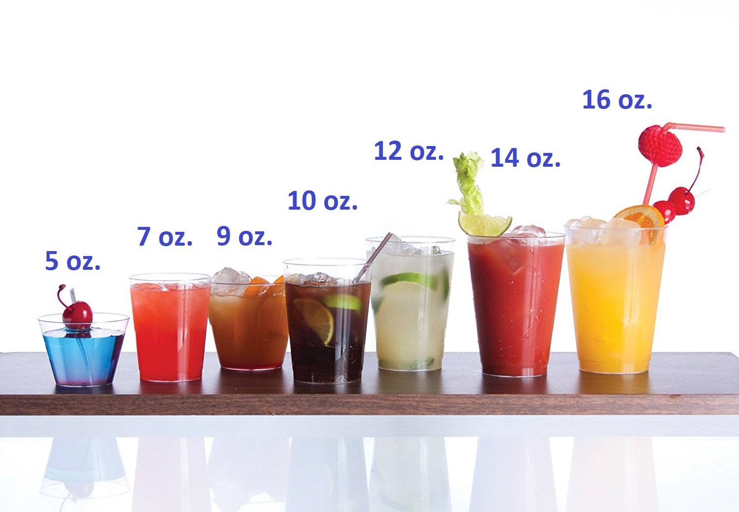 150-Pack Clear 9 oz Disposable Plastic Party Punch Cups - Old Fashioned Tumblers & Cocktail Glasses for Parties, Weddings, BBQs & Events - Durable Hard Plastic Drinkware
