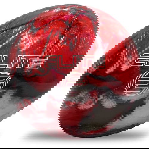 ELITE Star Red Black White Bowling Ball - Professional Performance for Strikes & Spares | Perfect for League Play & Tournament Competition