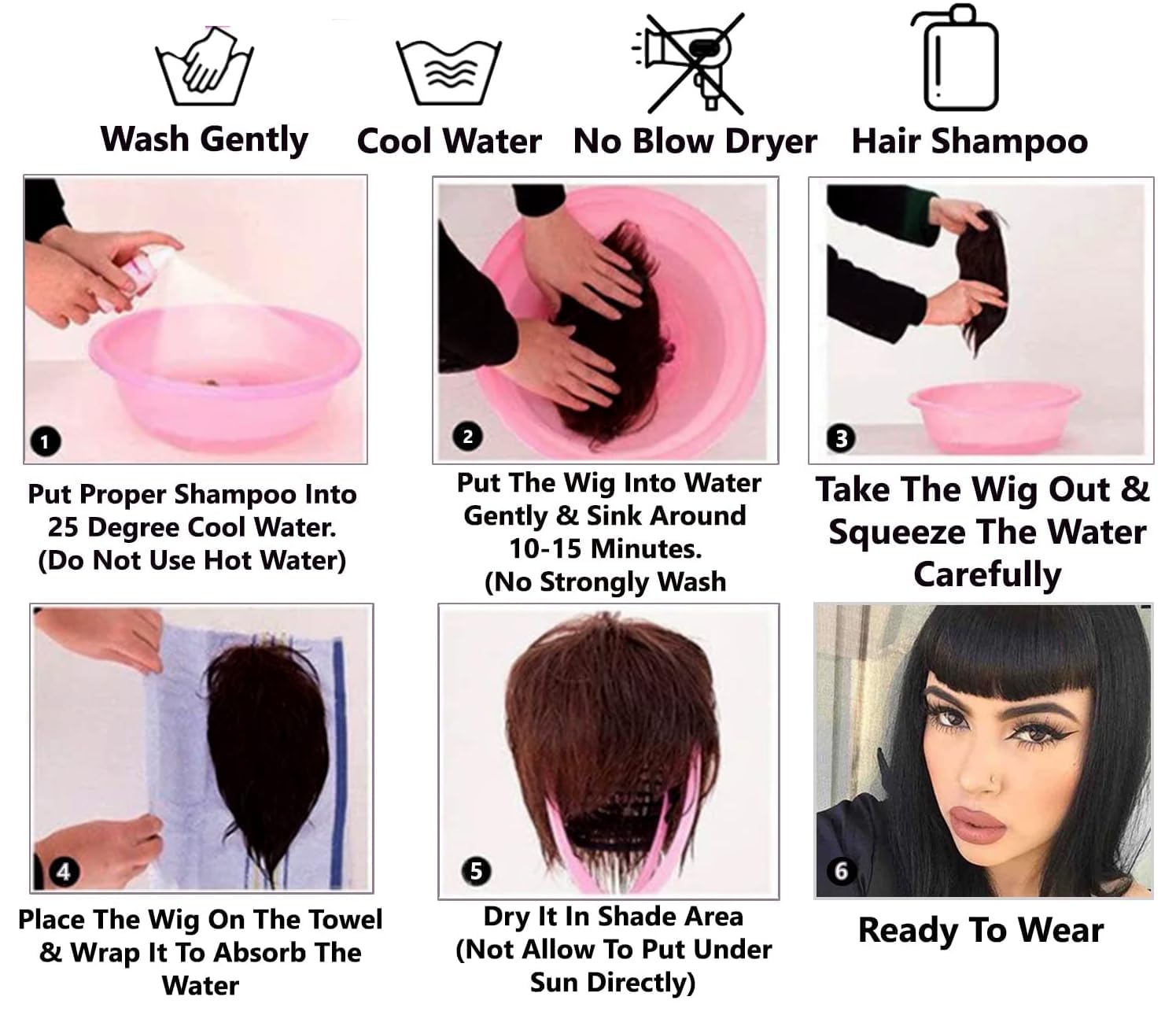 Truvic 30-Inch Black Synthetic Nylon Hair Extension for Women & Girls - Perfect for Braids, Ponytails & Hairstyling