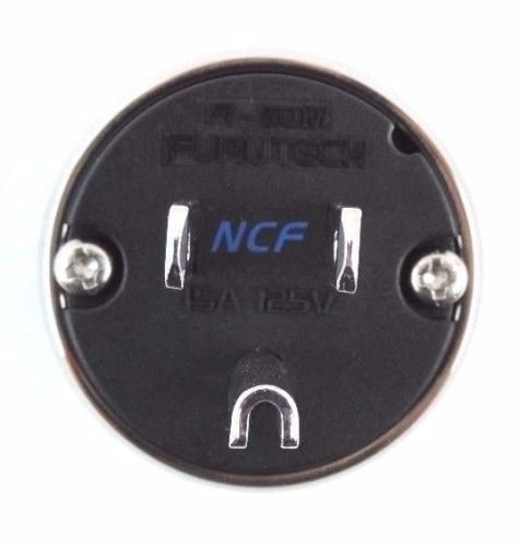 Furutech FI-50M NCF(R) Nano-Crystal Rhodium-Plated Male AC Power Connector - Premium Audiophile Grade Power Plug for HiFi Systems & Home Theater