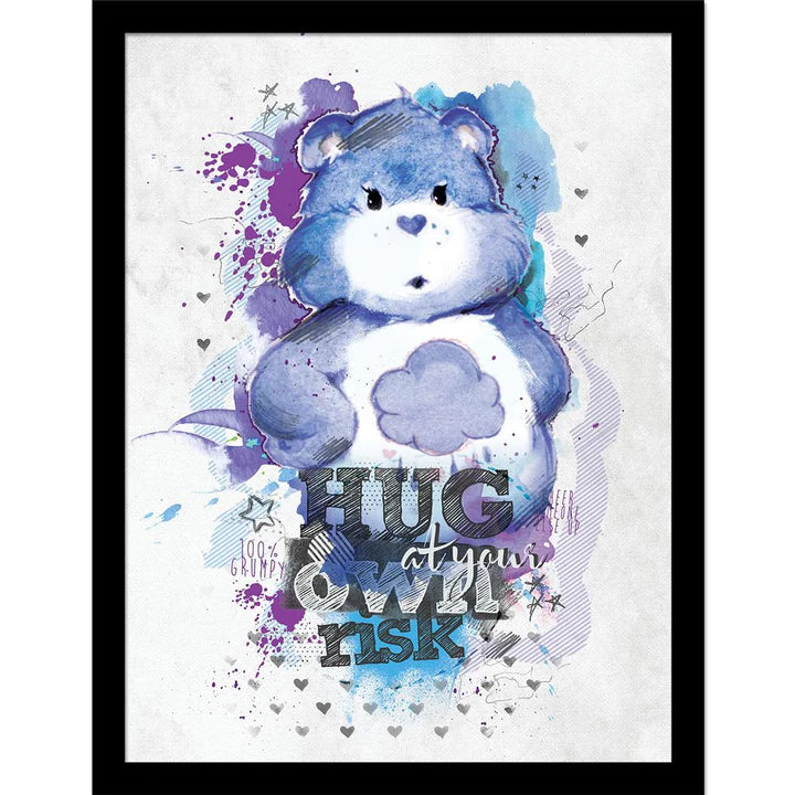 Care Bears Framed Print 30x40cm - Cute & Colorful Wall Art for Kids Room, Nursery, or Playroom Decor - Perfect Gift for Children & Fans