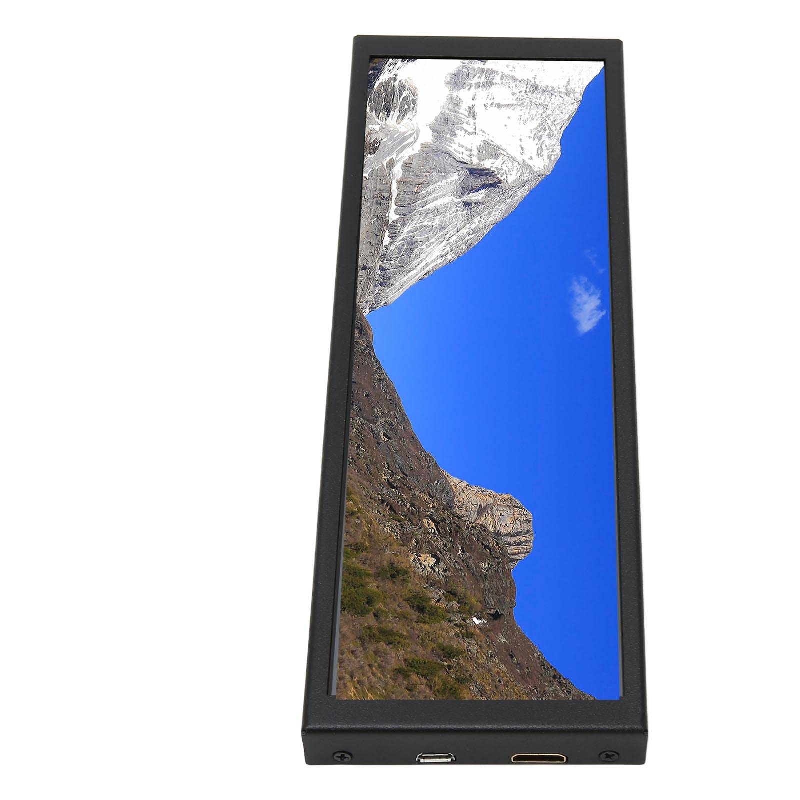7.9 Inch Portable Monitor with IPS LCD Display, 400x1280 Resolution, 170° Wide Viewing Angle - Plug & Play for Laptop, Gaming, and Office Work