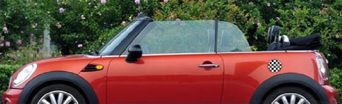 Black & White Checkered Vinyl Sticker for Mini Cooper Gas Cap Cover - Waterproof Decal for Car Customization & Personalization - Perfect for Mini Cooper Owners & Auto Enthusiasts