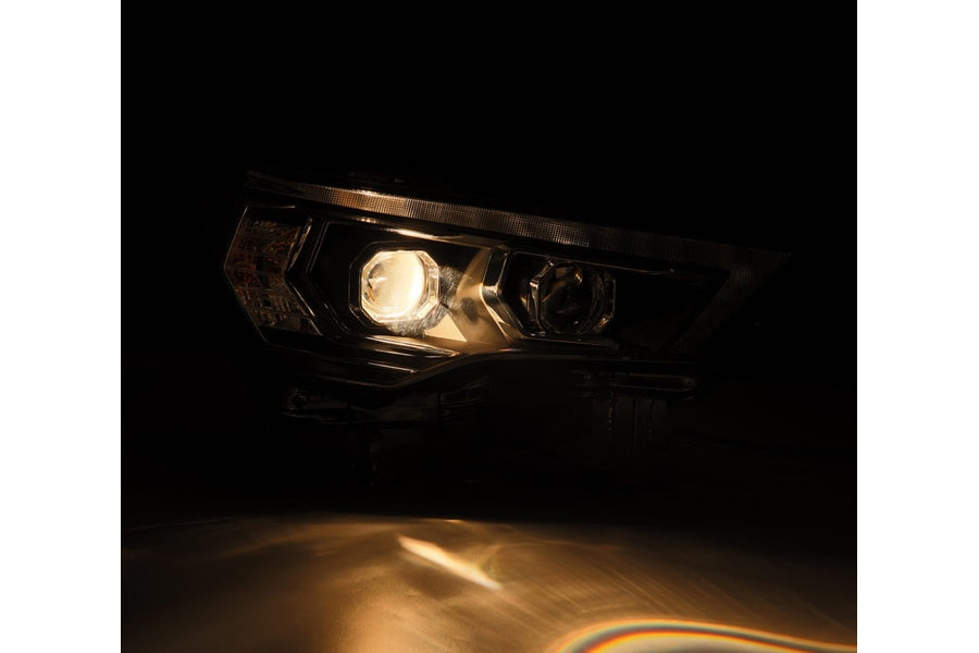 2014-2020 Toyota 4Runner AlphaRex MK II Pro Series Halogen Projector Headlights - Black | Upgrade for Enhanced Night Visibility & Off-Road Driving