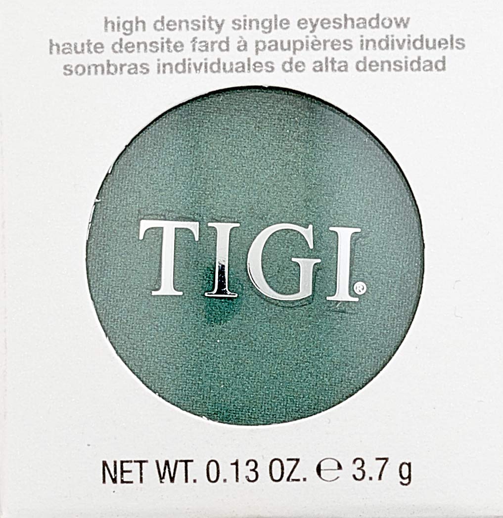 TIGI Cosmetics High Density Single Eyeshadow - Emerald Green, 0.13 Ounce (764147) | Long-Lasting Pigmented Eye Makeup for Day & Night Looks