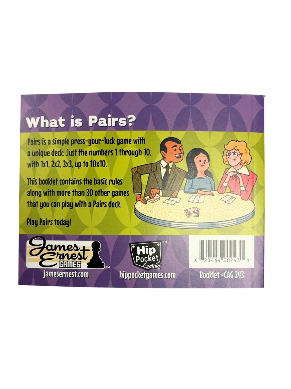 Pairs Deluxe Edition Card Game by Cheapass Games - Fun & Strategic Family Game for Parties, Travel & Game Nights