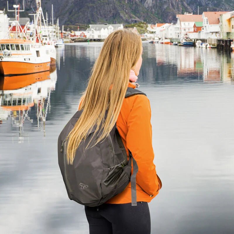 Travelon Packable Backpack - Lightweight Foldable Daypack for Travel, Hiking & Commuting | Compact Carry-On Backpack for Men & Women