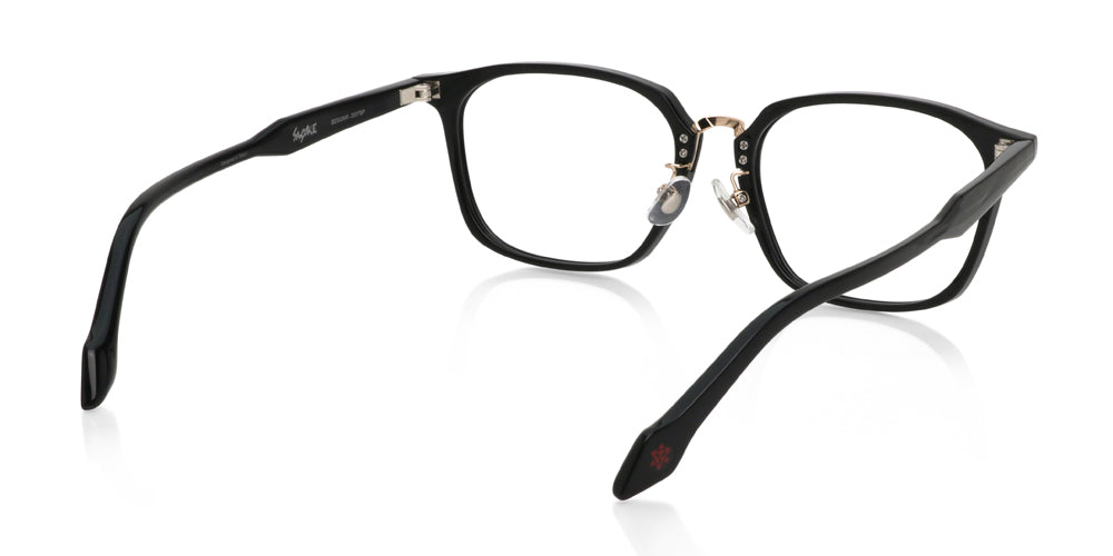 JINS x NARUTO SASUKE Model Black Anime Glasses - Stylish Naruto Cosplay Eyewear for Anime Fans & Collectors | Perfect for Cosplay Events, Comic Con & Daily Fashion