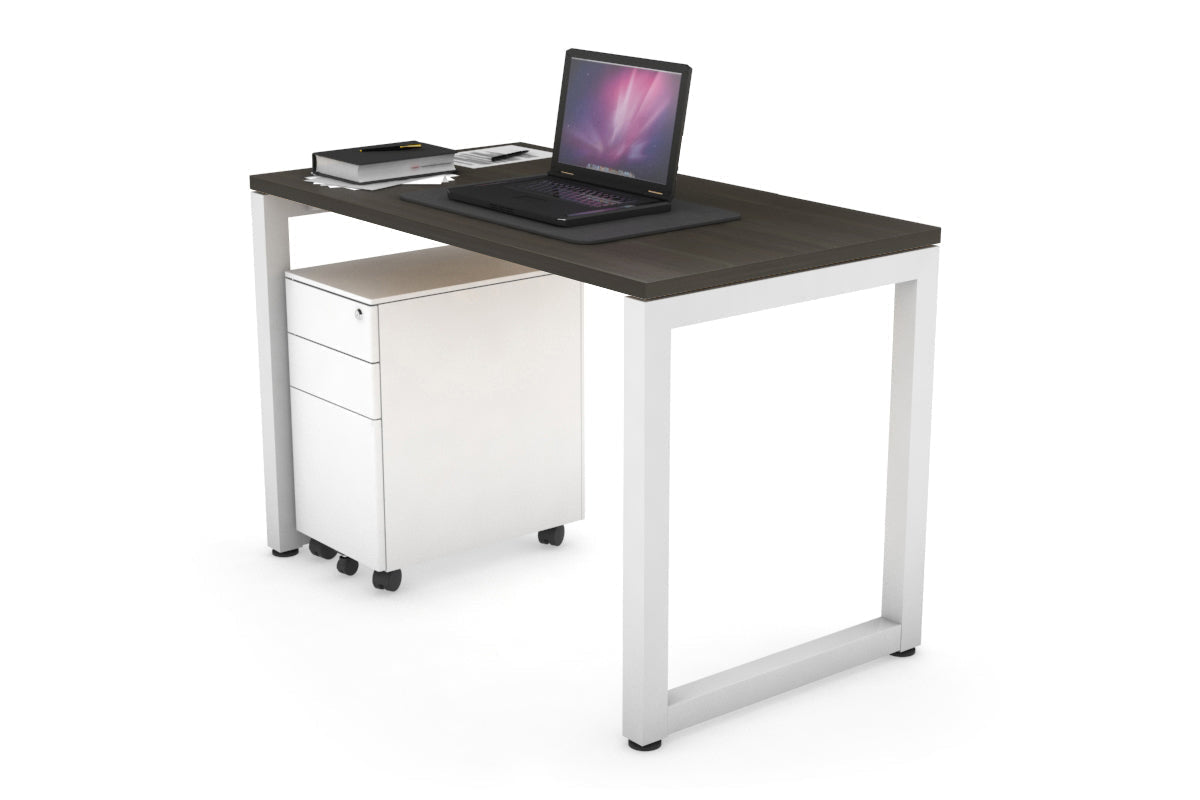 Quadro Loop Legs Office Desk - 1000L x 600W Modern Workstation for Home & Office - Perfect for Remote Work, Study & Small Spaces