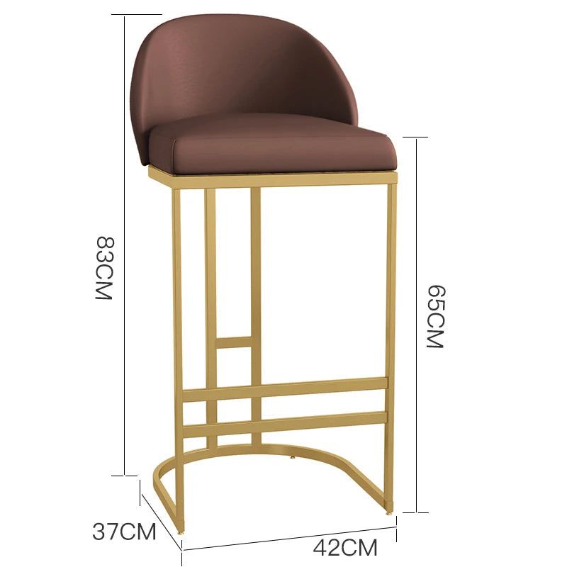 Minimalist Accent Bar Stools for Kitchen Counter - Modern & Stylish Dining Stools for Breakfast Nook, Bar, or Kitchen Island