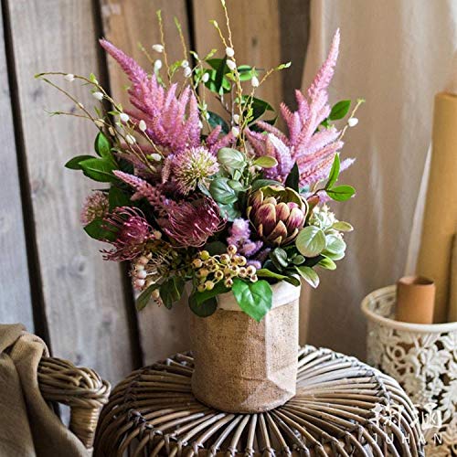 Rustic Reach Paper Bag Style Concrete Garden Pot - Decorative Planters for Indoor & Outdoor Plants, Succulents, Flowers - Perfect for Patio, Balcony, and Home Decor