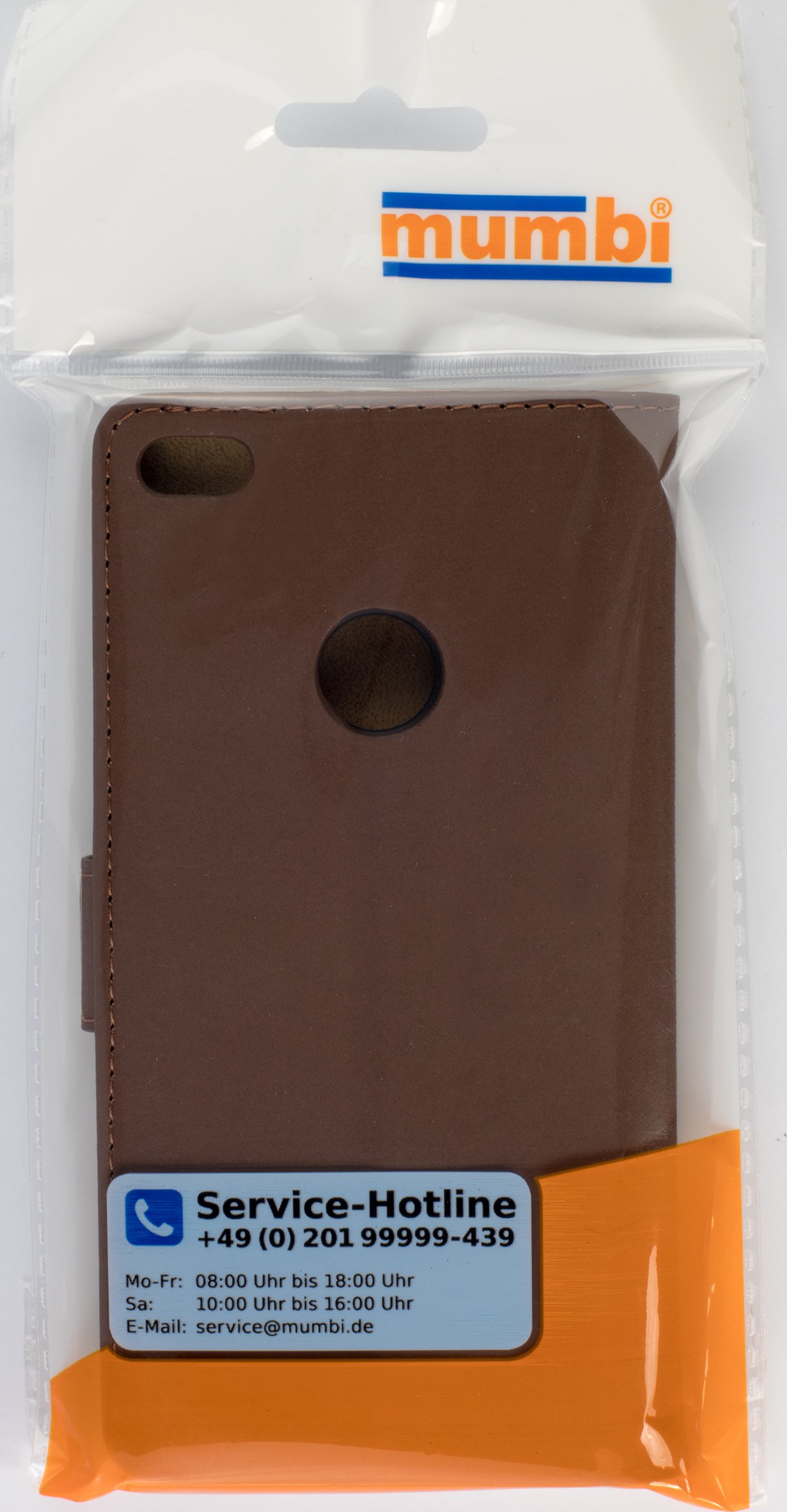 Premium Book-Style PU Leather Wallet Case for Huawei P8 Lite 2017 - Slim Protective Cover with Card Slots & Magnetic Closure (Brown) - Perfect for Work, Travel & Everyday Use