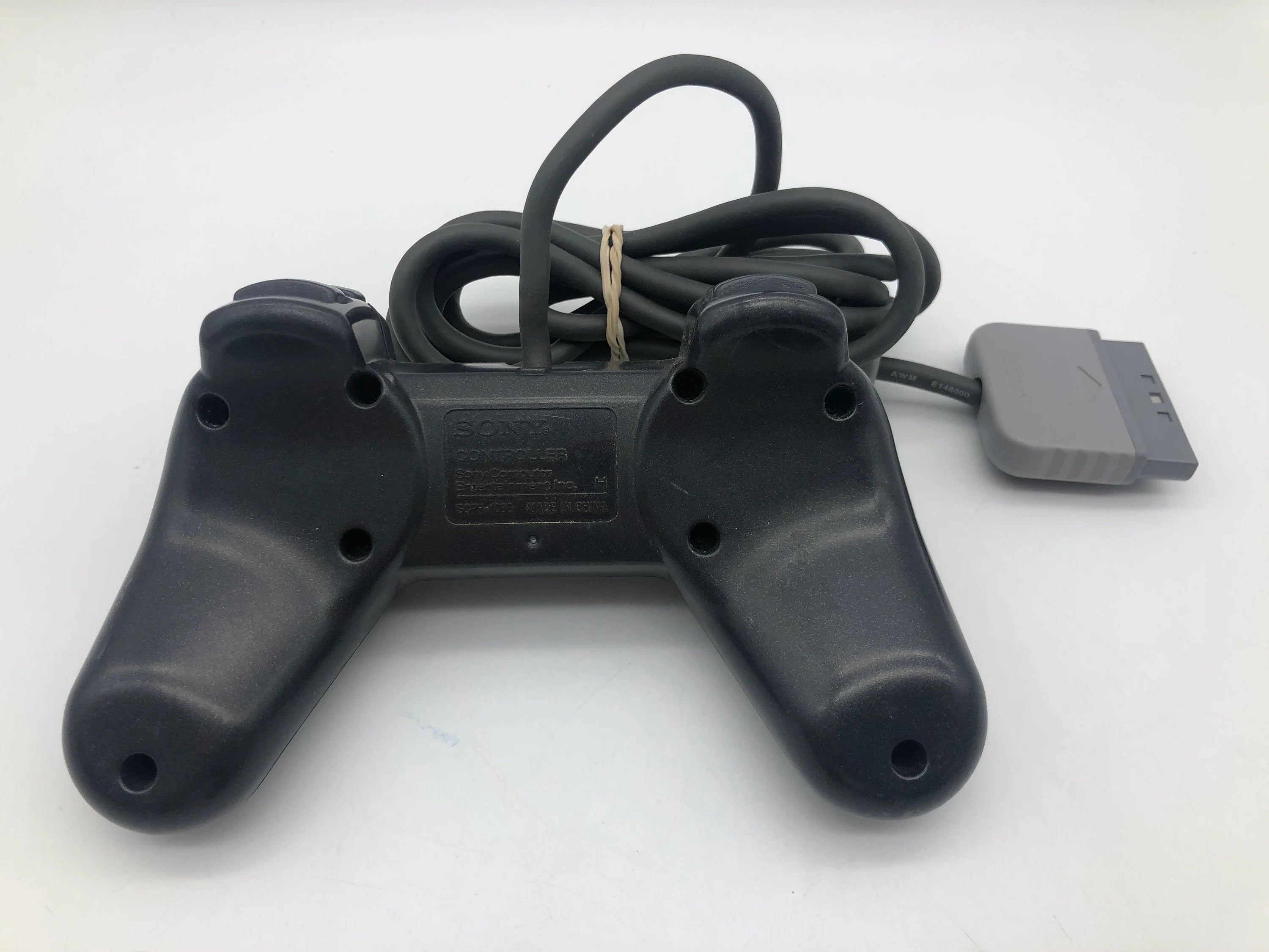 Original PlayStation Controller (Non-DualShock) - Black - Compatible with PS1 & PS2 Consoles - Perfect for Retro Gaming & Collectors