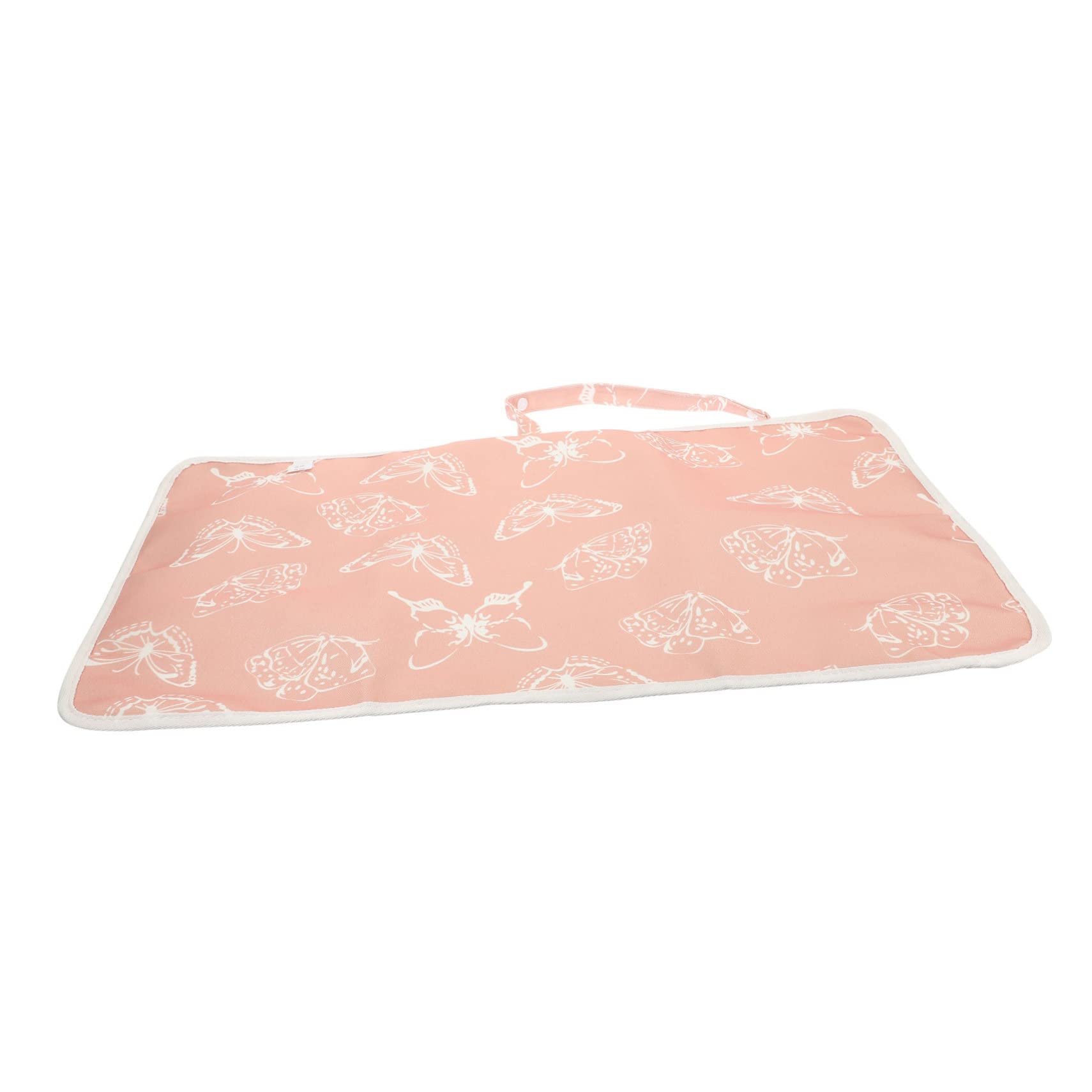 iBasenice 4-Pack Portable Baby Changing Mat - Waterproof Travel Diaper Changing Pad with Soft Polyester Cotton - Perfect for Nursery, On-the-Go & Airplane Diaper Changes
