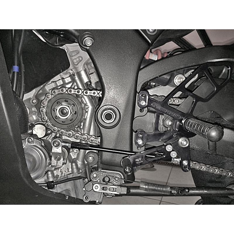 2011 Kawasaki ZX-10R GP Shift Rearset 05-0169B - High Performance Motorcycle Footpegs for Racing & Track Days