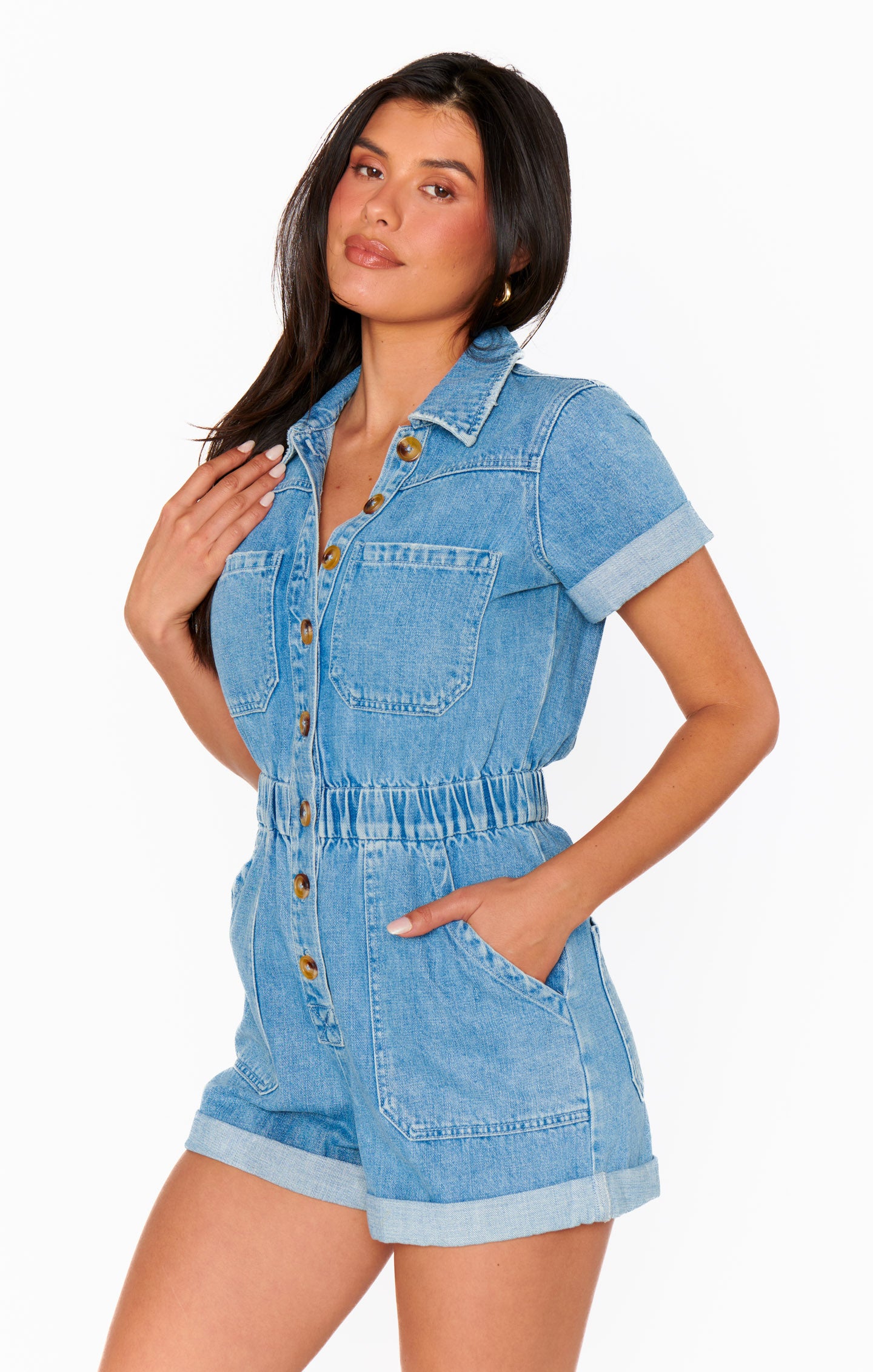 Cannon Romper - Stylish Baby Jumpsuit in Ocean Spray Blue | Perfect for Playdates, Photo Shoots & Everyday Comfort