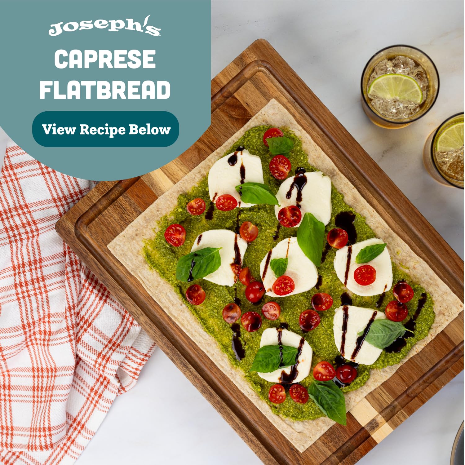 Joseph's Lavash Bread Value 6-Pack - Flax, Oat Bran & Whole Wheat Low Carb Flatbread (4 per Pack, 24 Total) | Perfect for Wraps, Sandwiches & Healthy Snacking