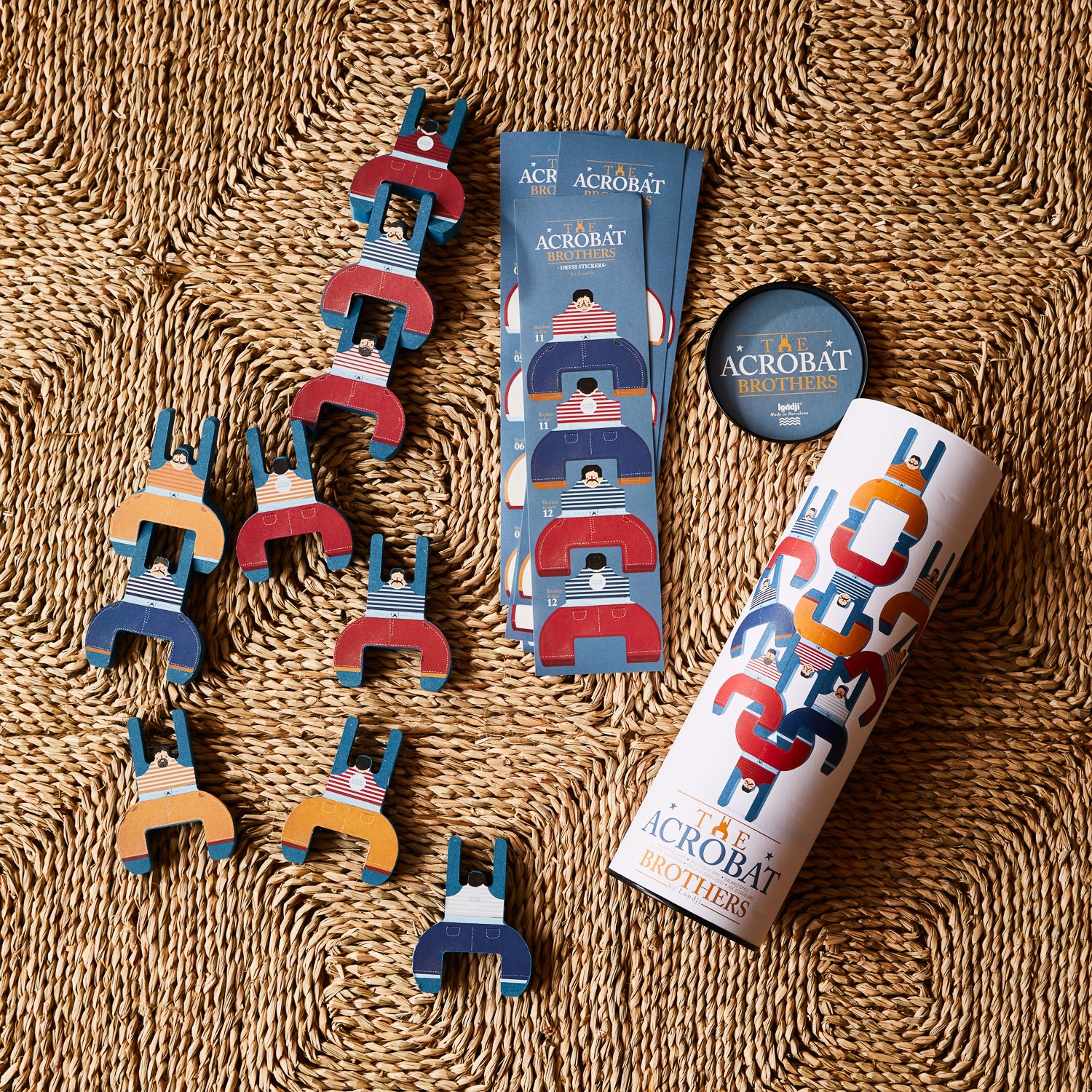 The Acrobat Brothers - Fun Wooden Balancing Stacking Game for Kids & Family - Perfect for Indoor Play, Birthday Gifts & STEM Learning Toys