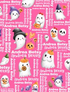 Custom Pink Ghost Halloween