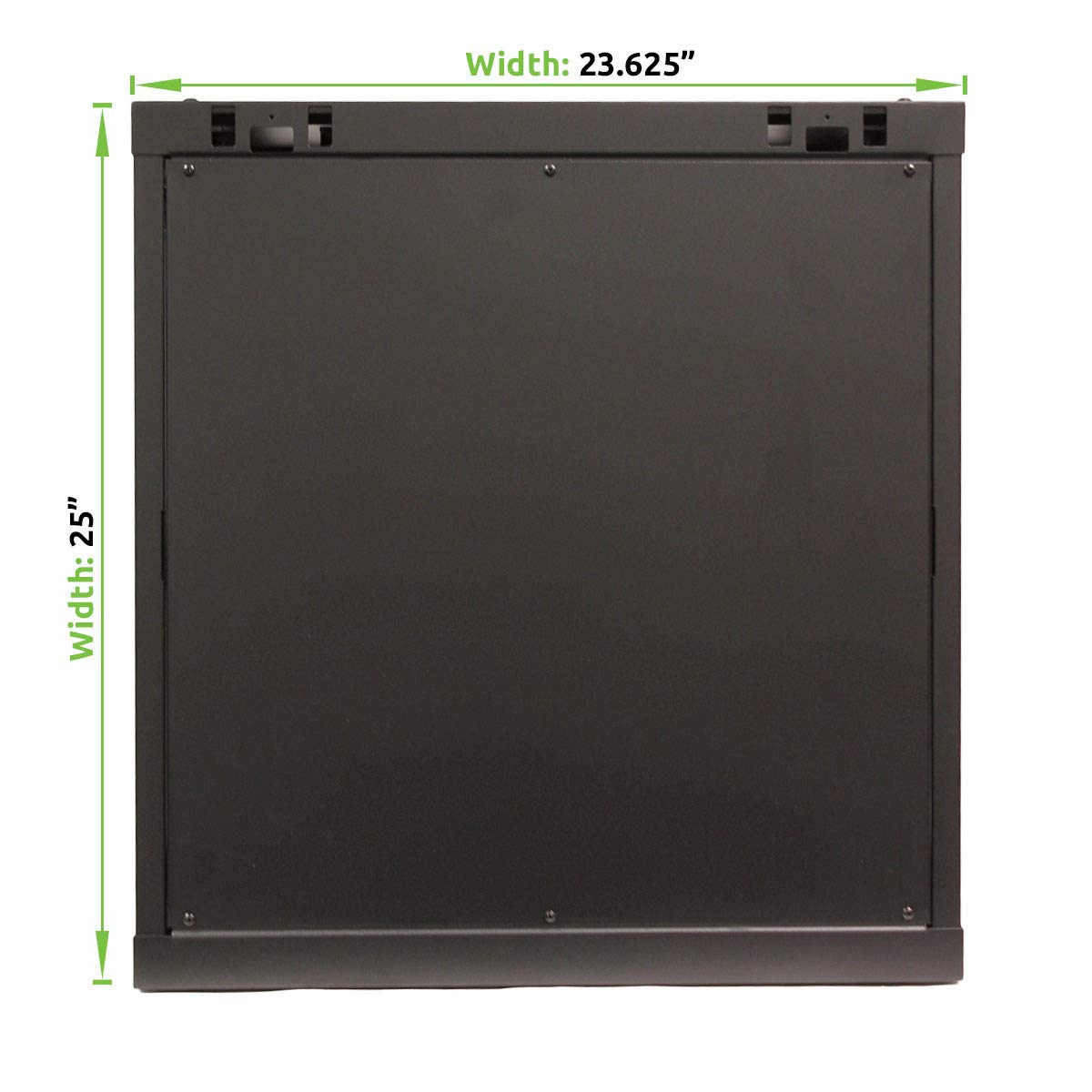 NavePoint 12U Wall Mount Server Rack Cabinet - 19 Inch (600mm) Network Equipment Enclosure with Lockable Glass Door & Adjustable Shelves - Ideal for Data Centers, Home Offices & IT Closets