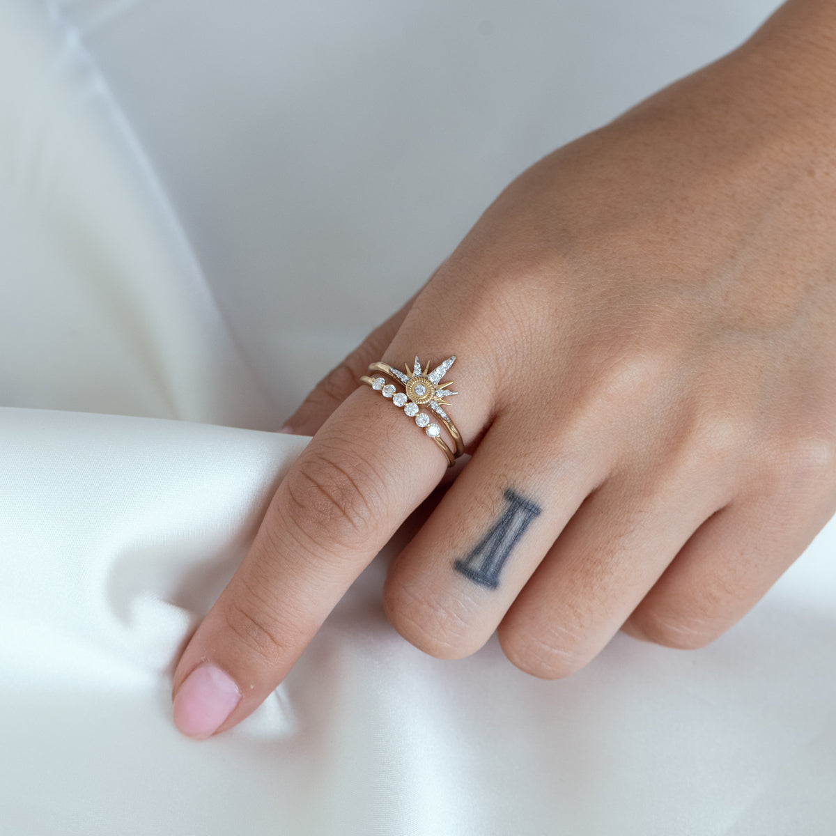 Heavenly Flare Ring - Elegant Cubic Zirconia Statement Ring for Women | Perfect for Evening Parties, Date Nights & Special Occasions