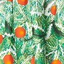Vintage Green Evergreen & Red Ornaments Swing Skirt - Retro Flared A-Line Skirt for Women | Perfect for Christmas Parties, Holiday Dinners & Vintage Fashion Outfits
