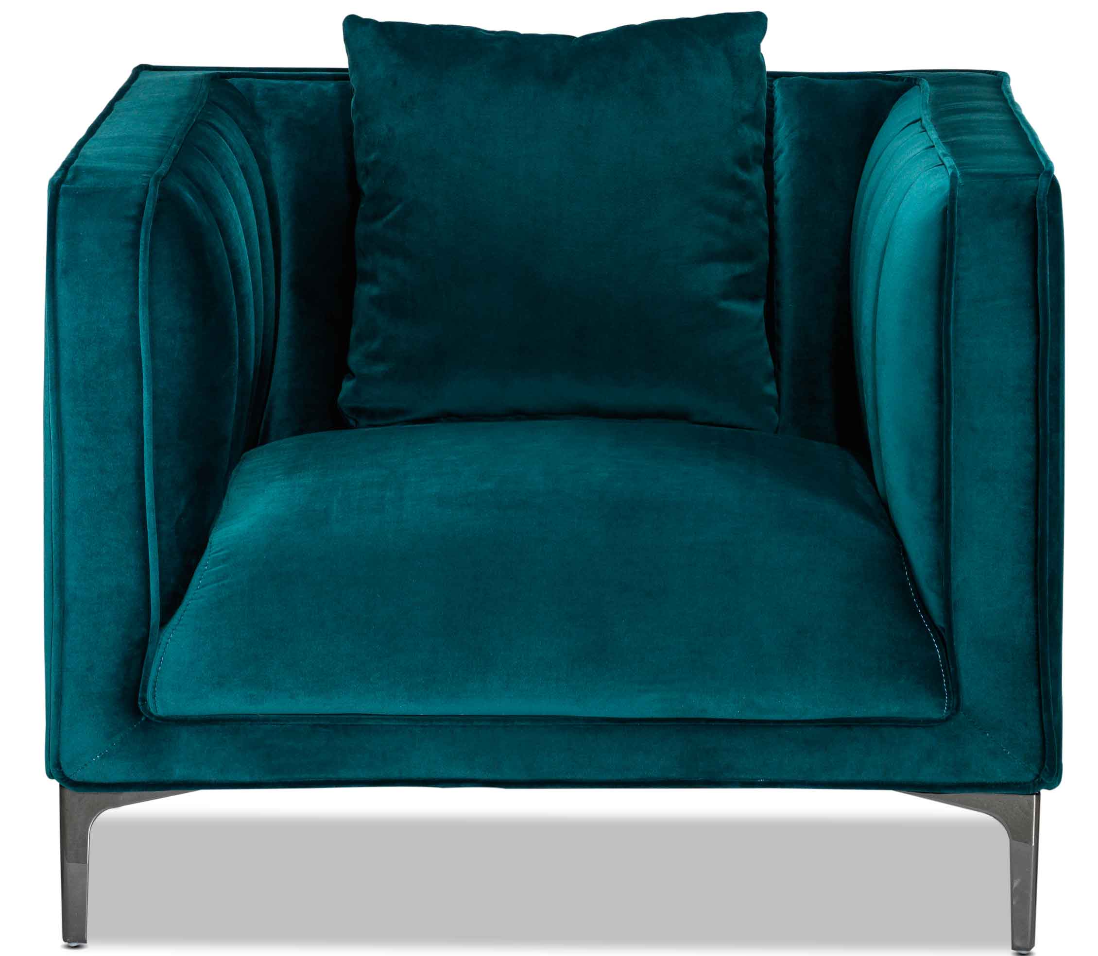 Celina Chair - Modern Green Accent Chair for Living Room, Bedroom & Office - Comfortable Upholstered Seating with Stylish Design