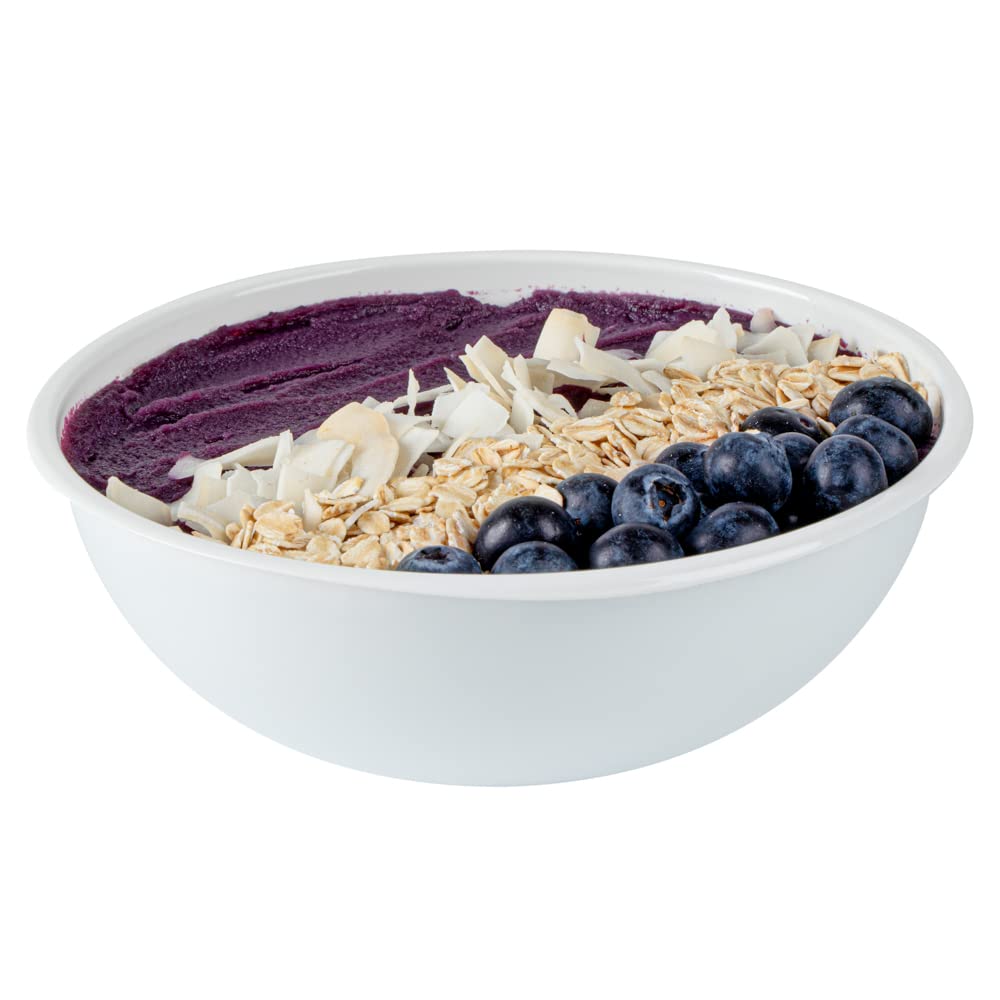 21oz Recyclable White Plastic Salad Bowls - 200 Pack Disposable Restaurantware for Pasta, Salads & Takeout | BPA-Free Food Containers for Catering, Parties & Meal Prep (Lids Sold Separately)