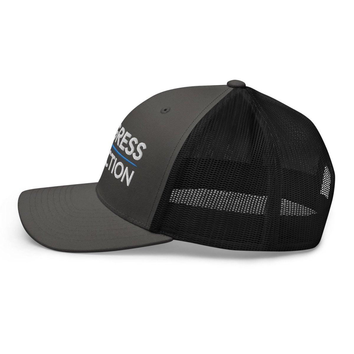 Progress Over Perfection Trucker Hat - Motivational Baseball Cap for Men & Women - Perfect for Gym, Workouts, Running, and Outdoor Activities