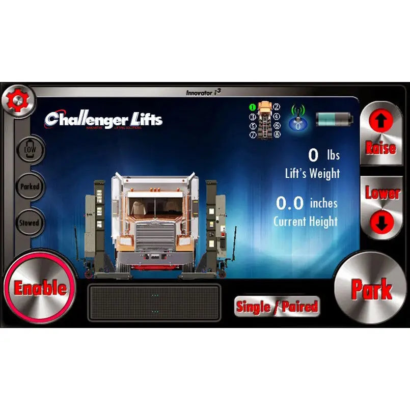 Challenger ALI Mobile Column Truck Lift CLHM 140 - Heavy Duty Vehicle Lift for Auto Repair Shops & Garages - Perfect for Lifting Trucks, SUVs, and Commercial Vehicles